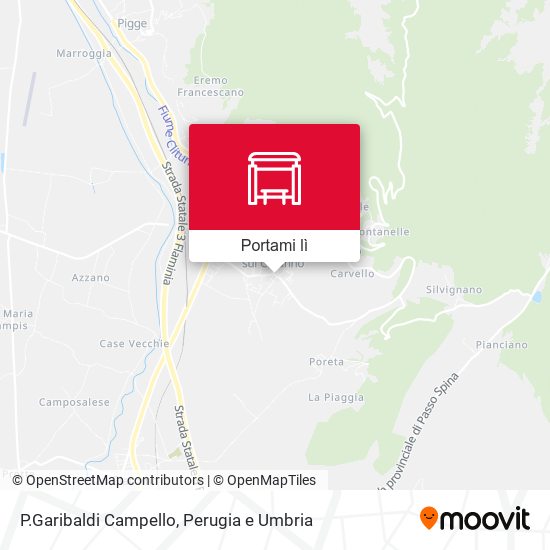 Mappa P.Garibaldi Campello