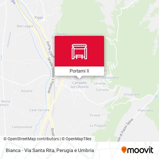 Mappa Bianca - Via Santa Rita