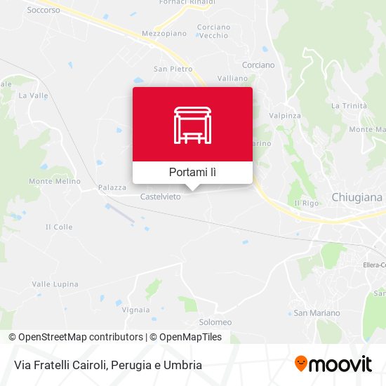 Mappa Via Fratelli Cairoli