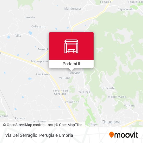 Mappa Via Del Serraglio