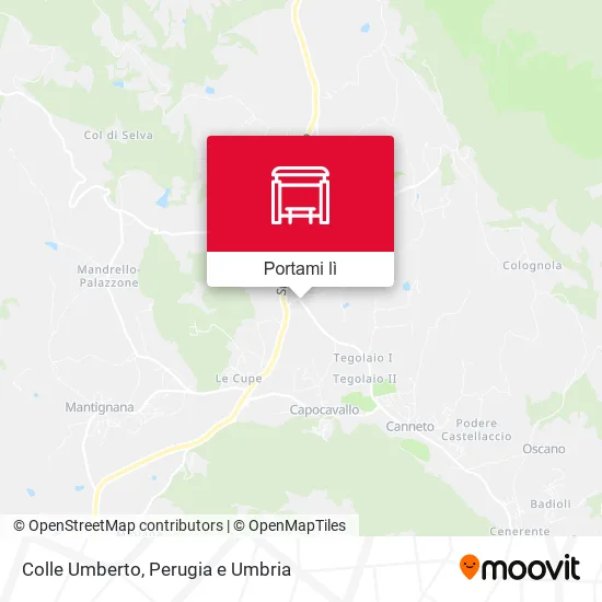 Mappa Colle Umberto