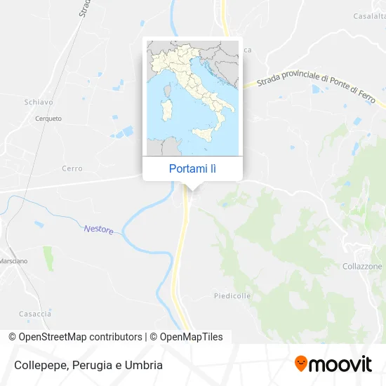 Mappa Collepepe