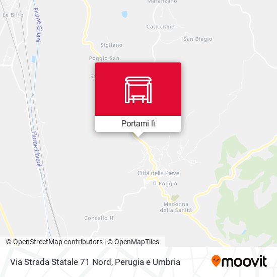 Mappa Via Strada Statale 71 Nord