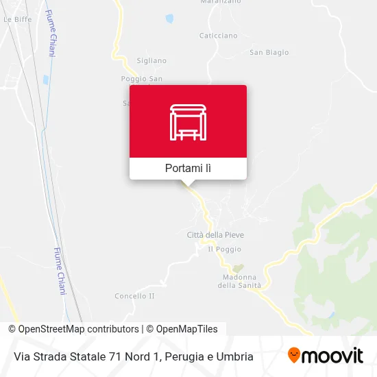 Mappa Via Strada Statale 71 Nord 1
