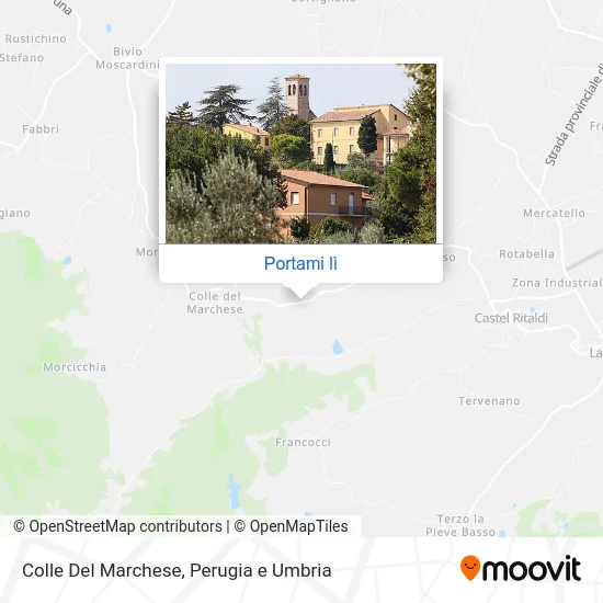 Mappa Colle Del Marchese