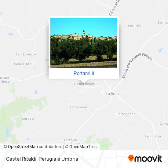 Mappa Castel Ritaldi