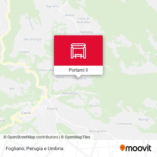 Mappa Fogliano