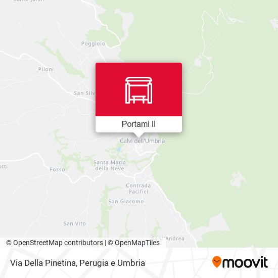 Mappa Via Della Pinetina
