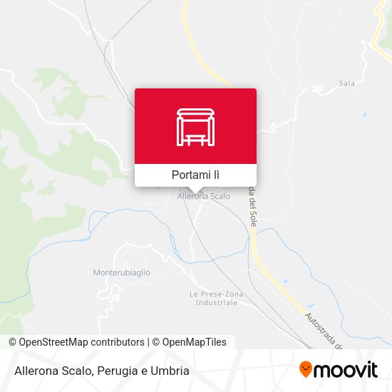 Mappa Allerona Scalo