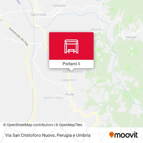 Mappa Via San Cristoforo Nuovo
