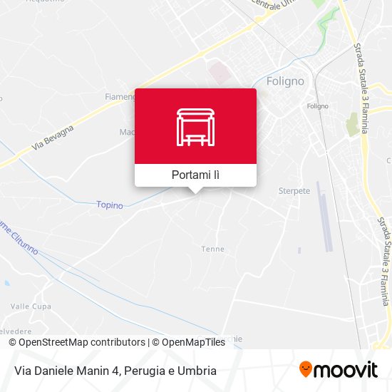 Mappa Via Daniele Manin 4