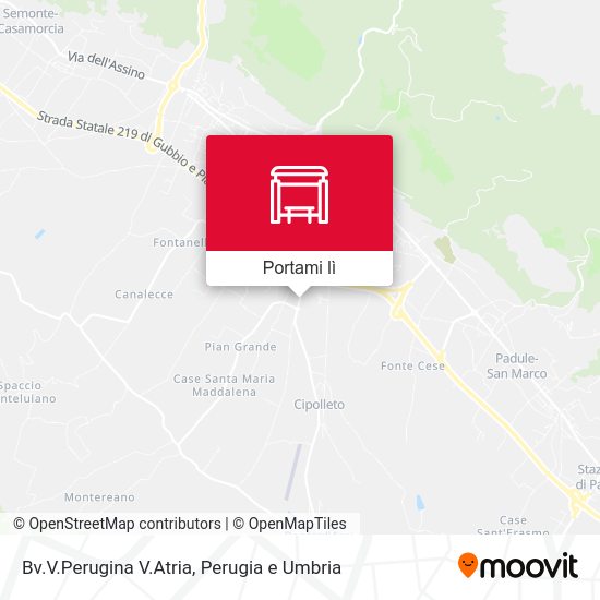 Mappa Bv.V.Perugina V.Atria
