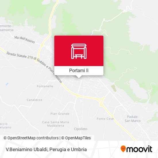 Mappa V.Beniamino Ubaldi