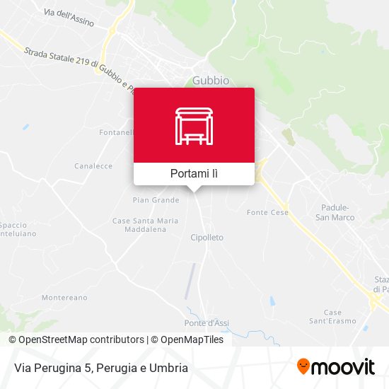Mappa Via Perugina 5