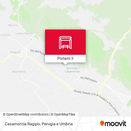 Mappa Casamorcia Raggio