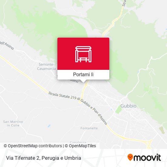 Mappa Via Tifernate 2