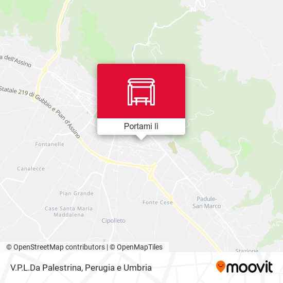 Mappa V.P.L.Da Palestrina