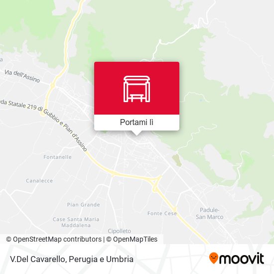 Mappa V.Del Cavarello