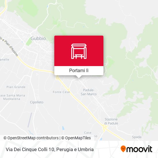 Mappa Via Dei Cinque Colli 10