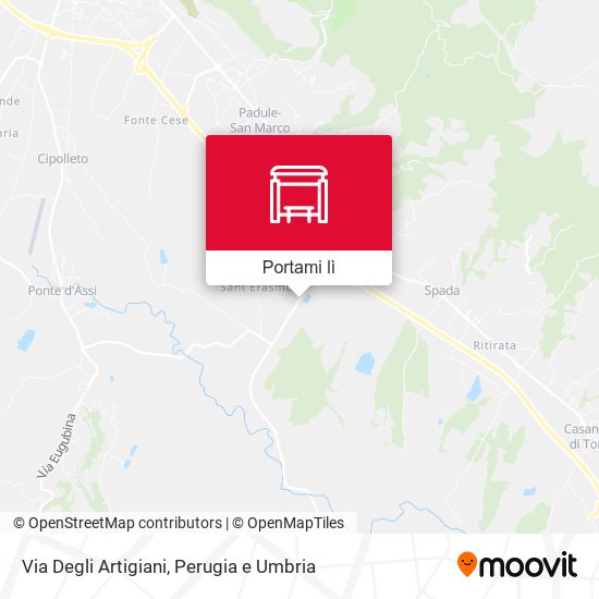 Mappa Via Degli Artigiani