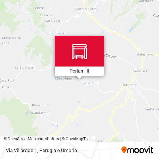 Mappa Via Villarode 1