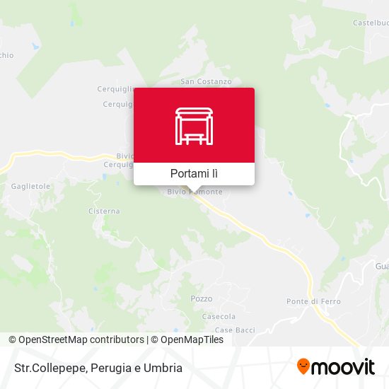 Mappa Str.Collepepe