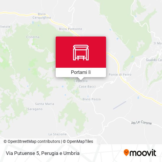 Mappa Via Putuense 5