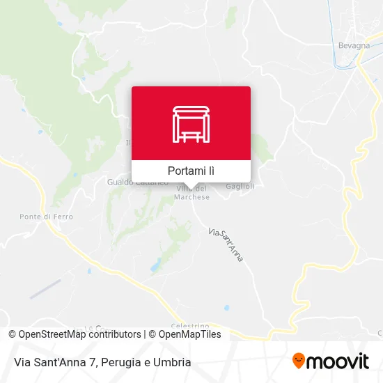 Mappa Via Sant'Anna 7