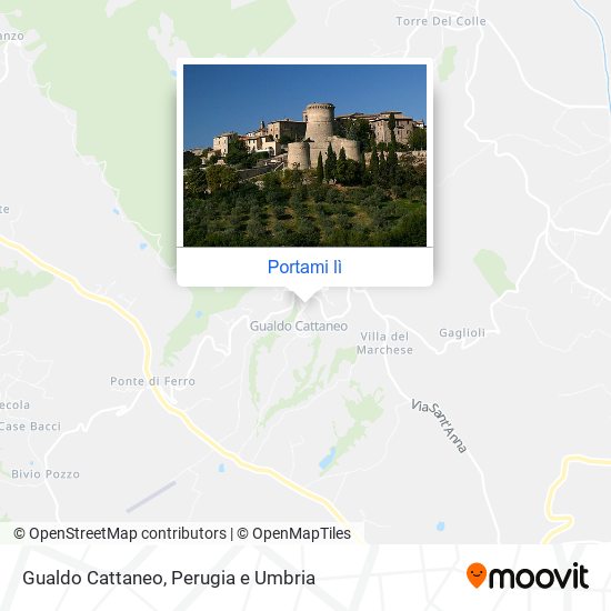 Mappa Gualdo Cattaneo