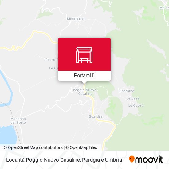 Mappa Localitá Poggio Nuovo Casaline