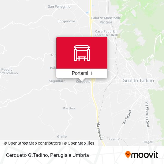 Mappa Cerqueto G.Tadino