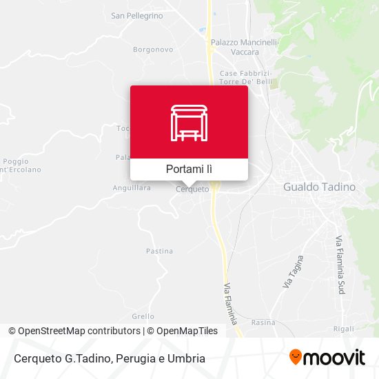 Mappa Cerqueto G.Tadino