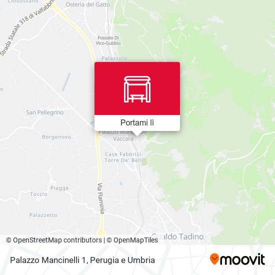 Mappa Palazzo Mancinelli 1