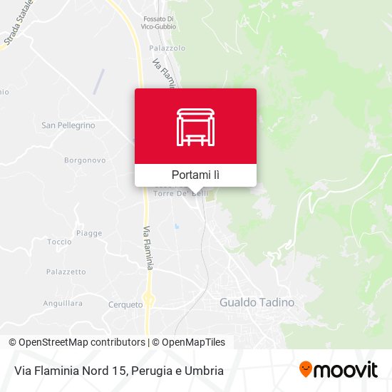 Mappa Via Flaminia Nord 15