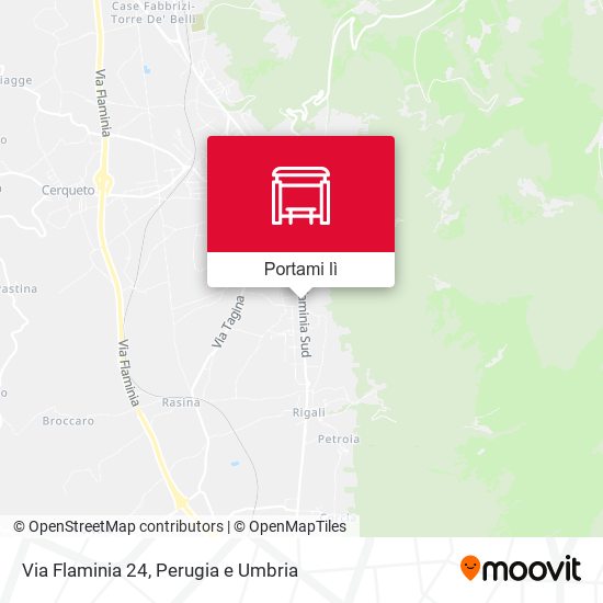 Mappa Via Flaminia 24