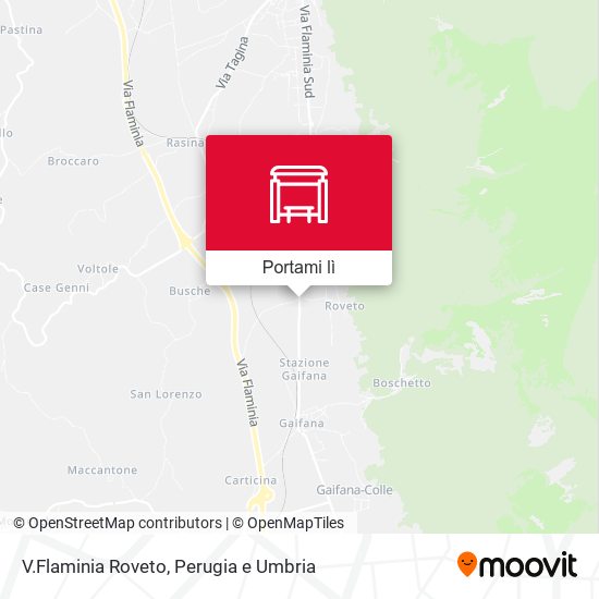 Mappa V.Flaminia Roveto