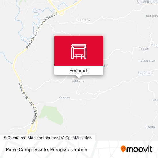 Mappa Pieve Compresseto