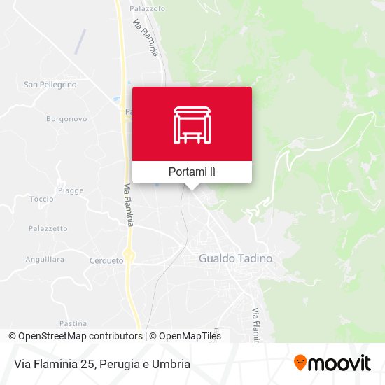 Mappa Via Flaminia 25