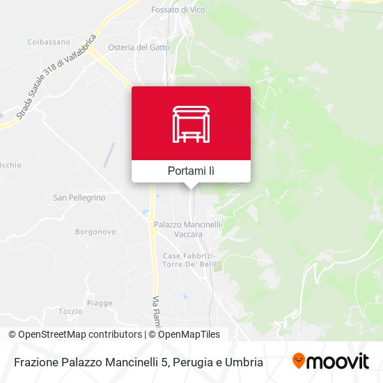 Mappa Frazione Palazzo Mancinelli 5