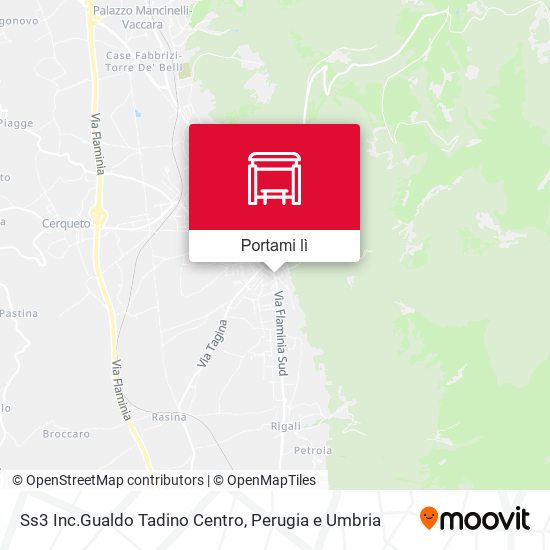 Mappa Ss3 Inc.Gualdo Tadino Centro