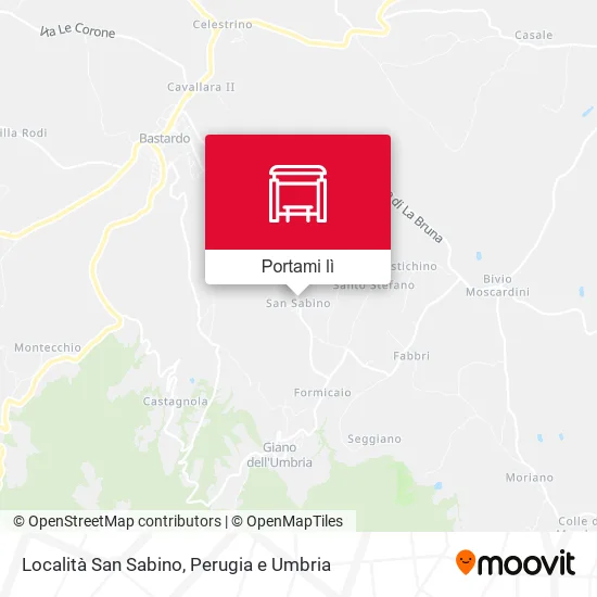 Mappa Località San Sabino