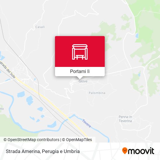 Mappa Strada Amerina