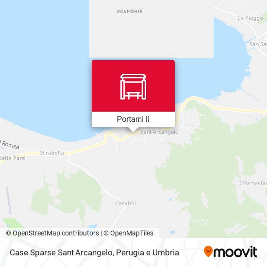 Mappa Case Sparse Sant'Arcangelo