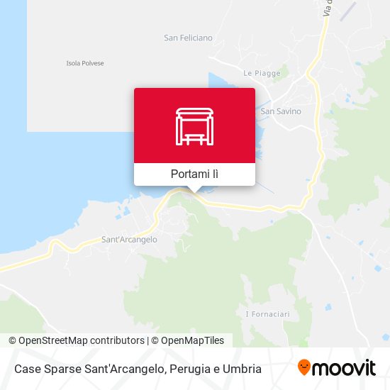 Mappa Case Sparse Sant'Arcangelo