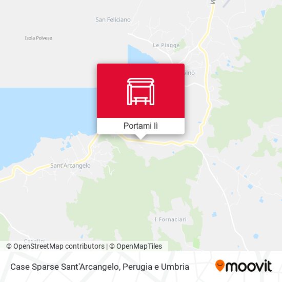 Mappa Case Sparse Sant'Arcangelo