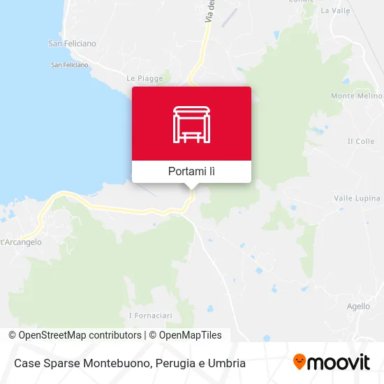 Mappa Case Sparse Montebuono