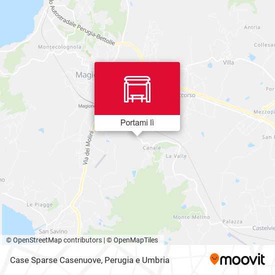 Mappa Case Sparse Casenuove