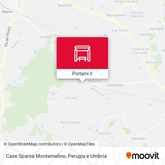 Mappa Case Sparse Montemelino