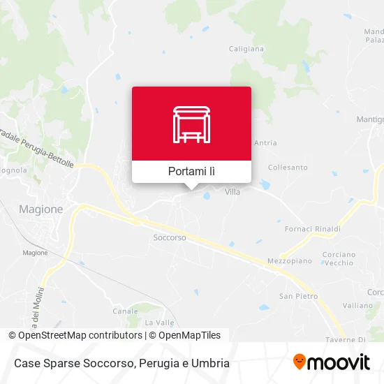 Mappa Case Sparse Soccorso