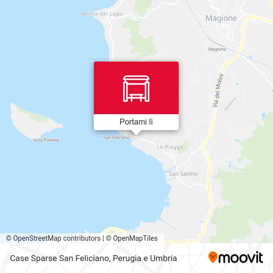 Mappa Case Sparse San Feliciano